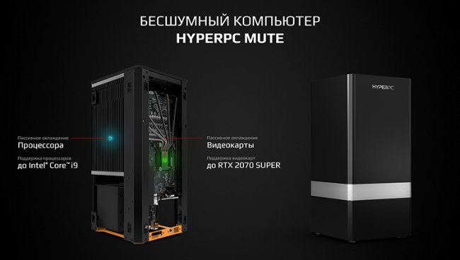 HYPERPC представляет мощный бесшумный компьютер c пассивным охлаждением - «Новости сети»