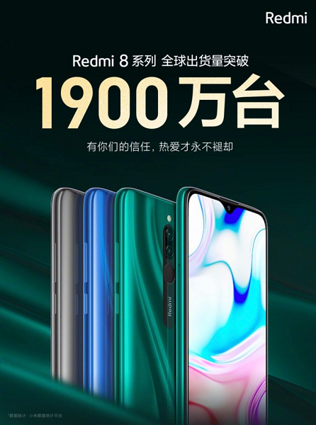 Xiaomi продала более 19 миллионов смартфонов Redmi 8 - «Новости сети»