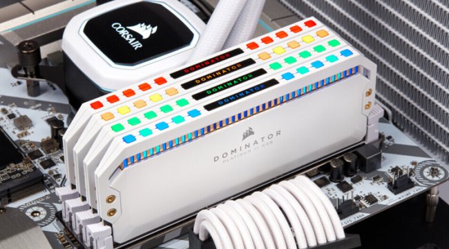 Модули памяти Corsair Dominator Platinum White RGB выполнены в белом цвете - «Новости сети»
