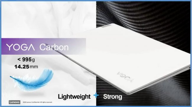 Lenovo готовит к выпуску ультрабук Yoga Carbon 13 на базе Intel Tiger Lake - «Новости сети»