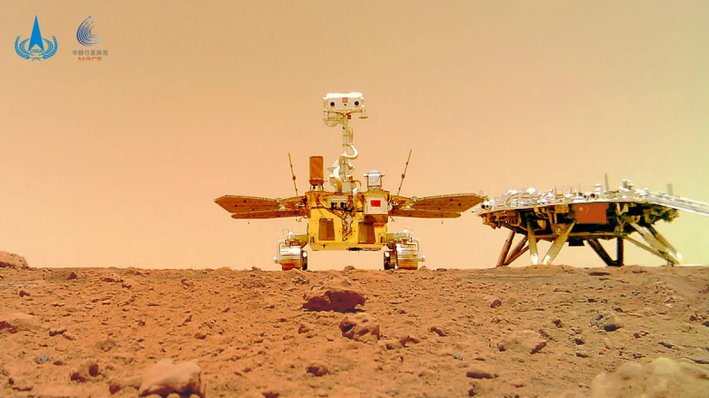 Снимки NASA показали, что китайский марсоход «Чжужун» месяцами не движется с места - «Новости сети»