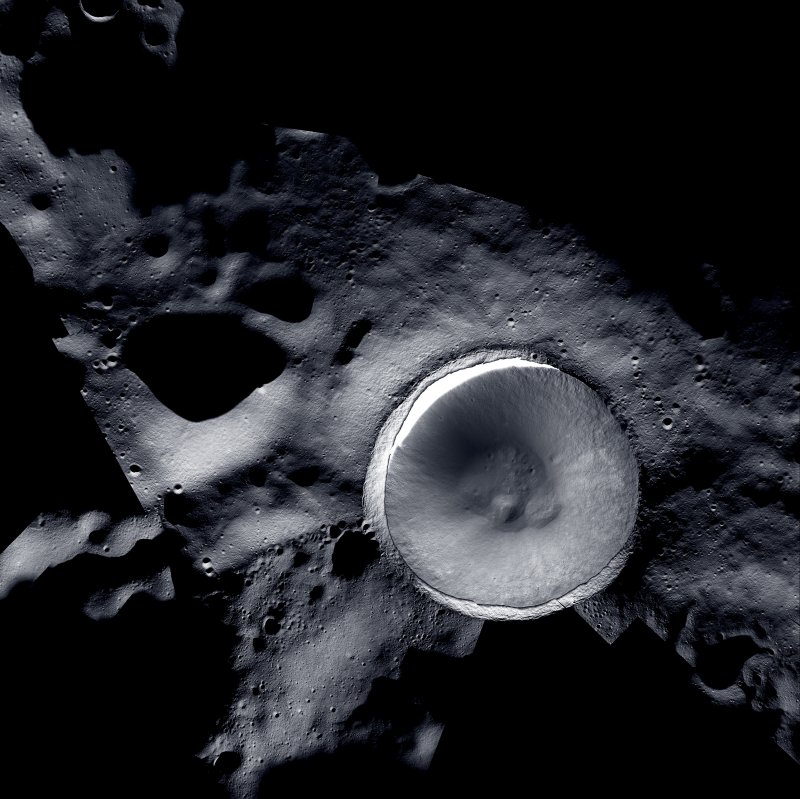 NASA показало вечную темноту южного полюса Луны — прежде люди не видели этого места - «Новости сети»