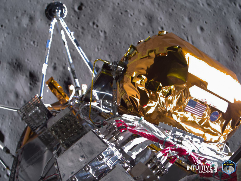 Американский лунный модуль Nova-C не пережил лунную ночь - «Новости сети»