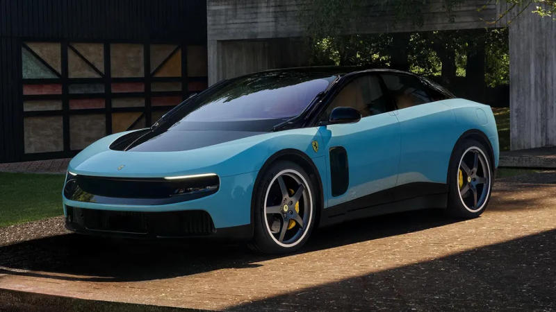 Ferrari представила свой первый электромобиль Luce — с дизайном от Джони Айва и ценой €550 000 - «Новости сети»