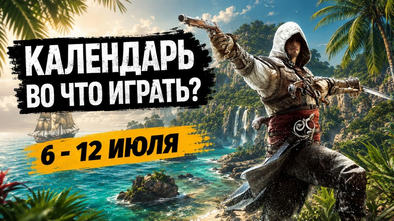 Календарь релизов — 6–12 июля: Assassin’s Creed Black Flag Resynced и Doom: The Dark Ages — DLC - «Новости сети»